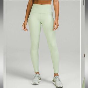 lululemon athletica Light Green Leggings